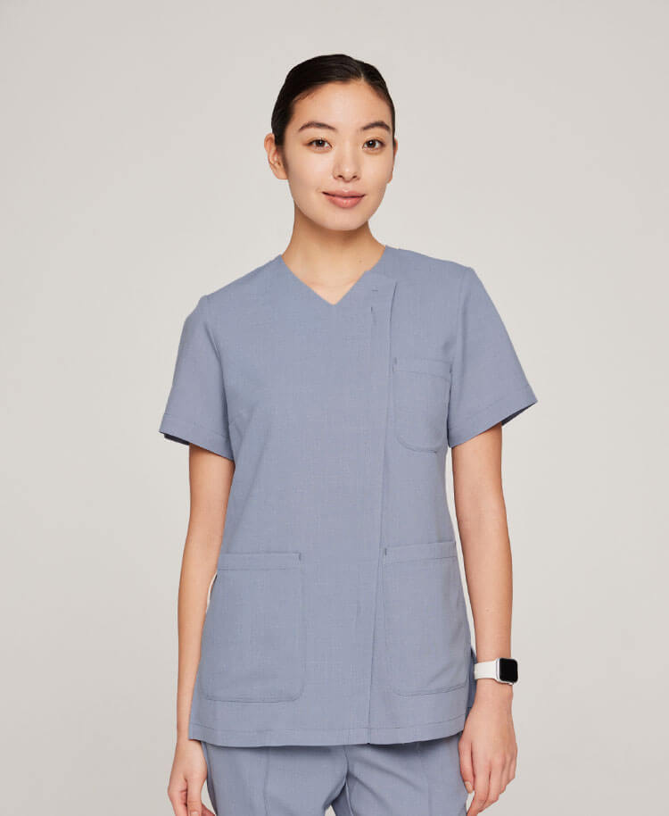 Womens:Front open scrub tops TRO - scrub tops - Classico Global - Official Online Store