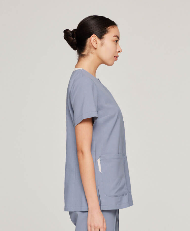 Womens:Front open scrub tops TRO - scrub tops - Classico Global - Official Online Store