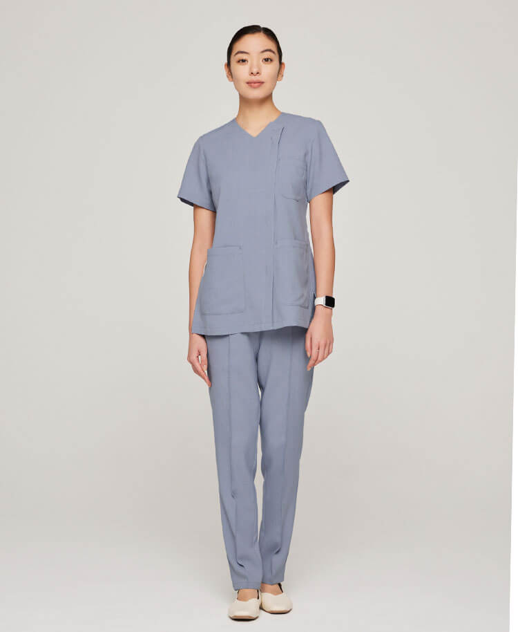 Womens:Front open scrub tops TRO - scrub tops - Classico Global - Official Online Store