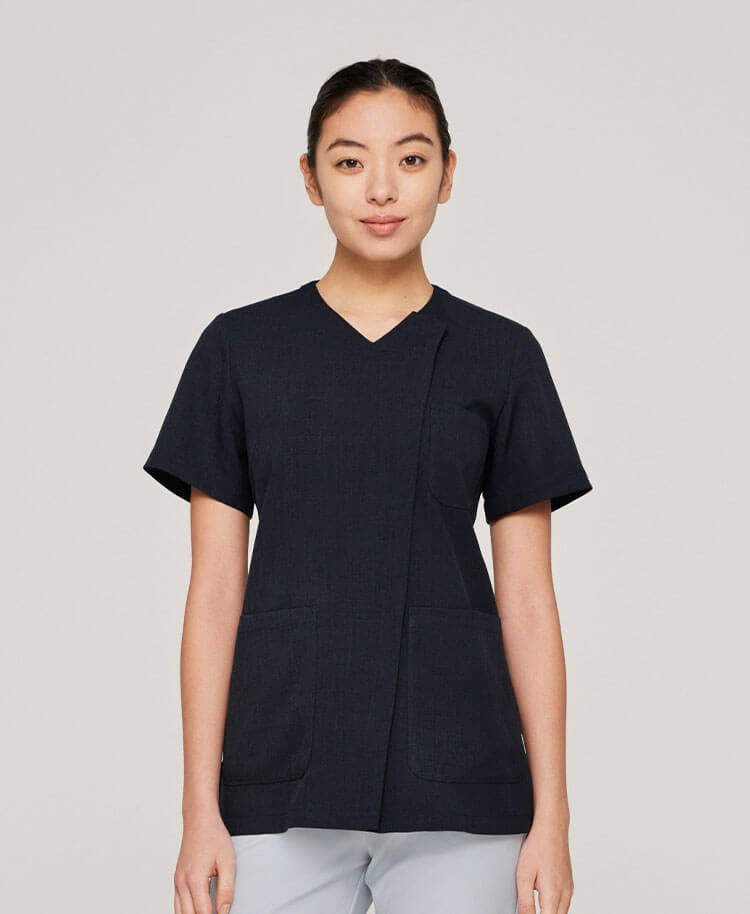 Womens:Front open scrub tops TRO - scrub tops - Classico Global - Official Online Store