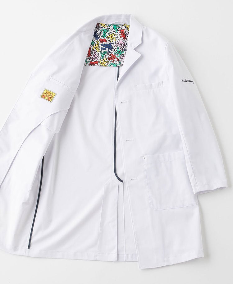 Unisex Scrub Canvas Club: Keith Haring Lab Coat