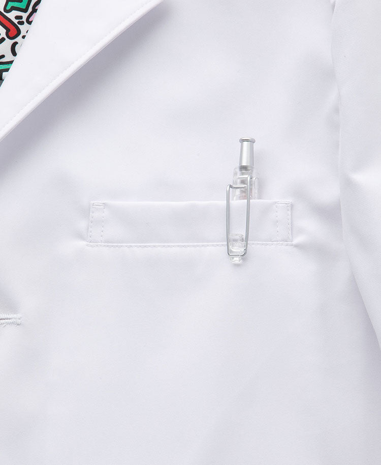 Unisex Scrub Canvas Club: Keith Haring Lab Coat