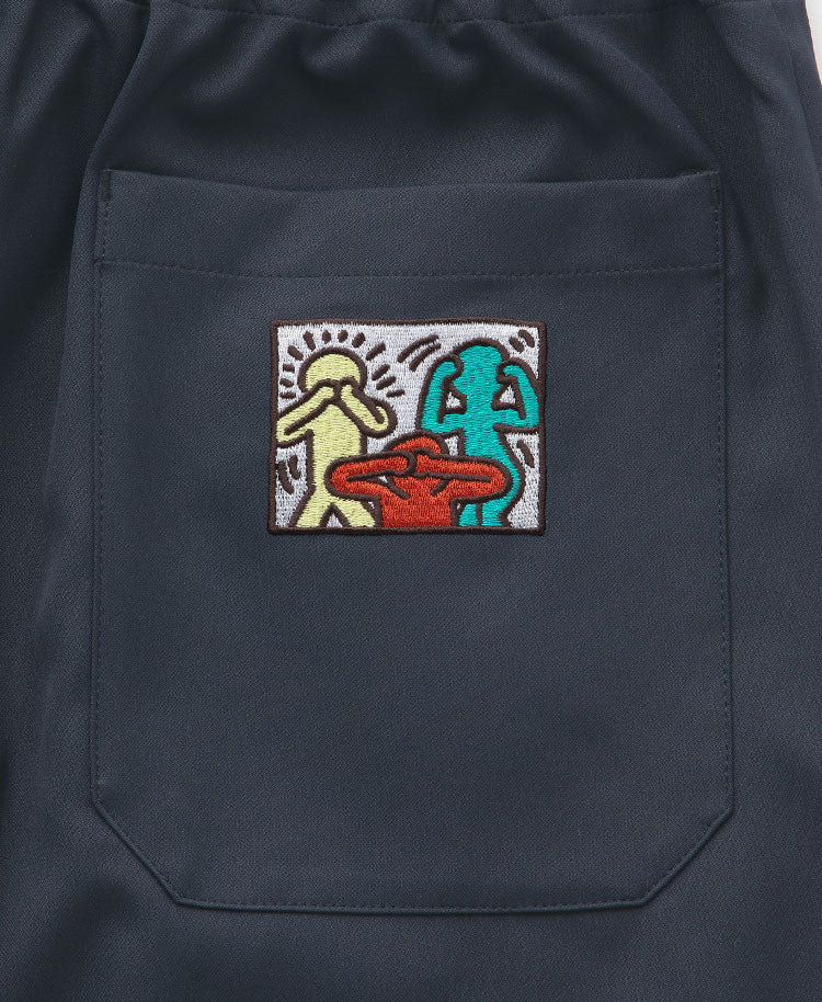 Unisex Scrub Canvas Club: Keith Haring Scrub Pants