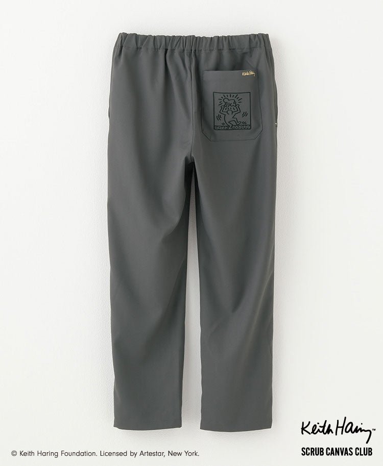 Unisex Scrub Canvas Club: Keith Haring Scrub Pants