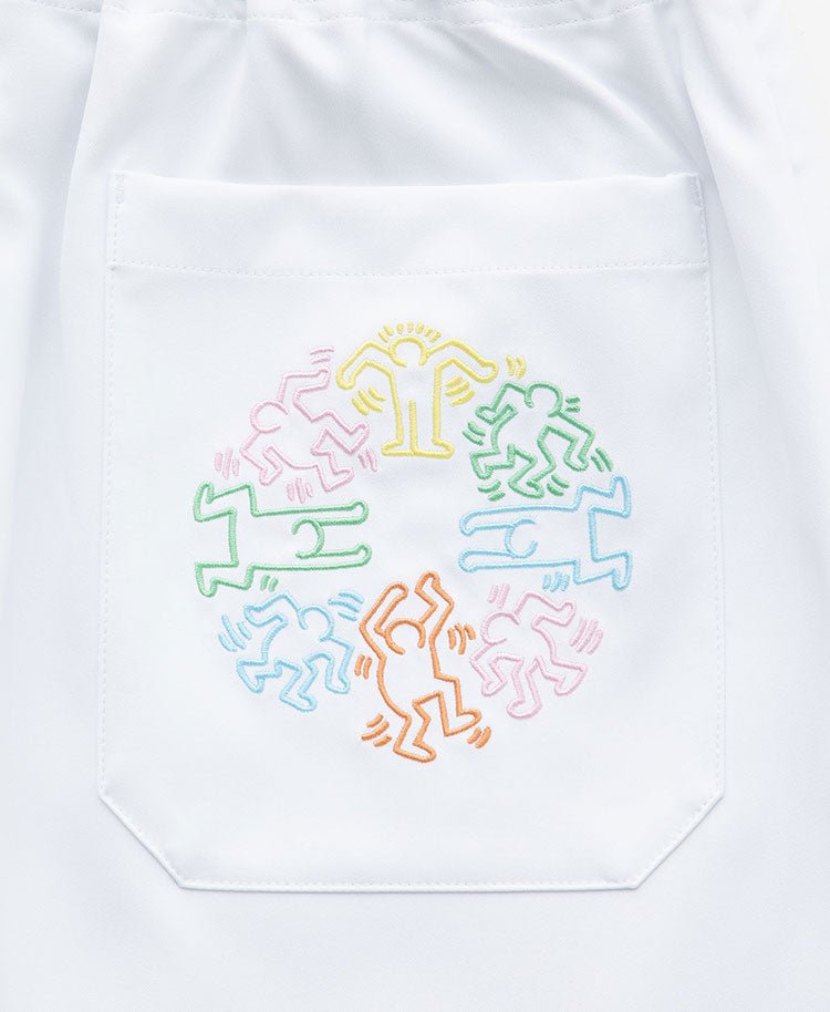 Unisex Scrub Canvas Club: Keith Haring Scrub Pants