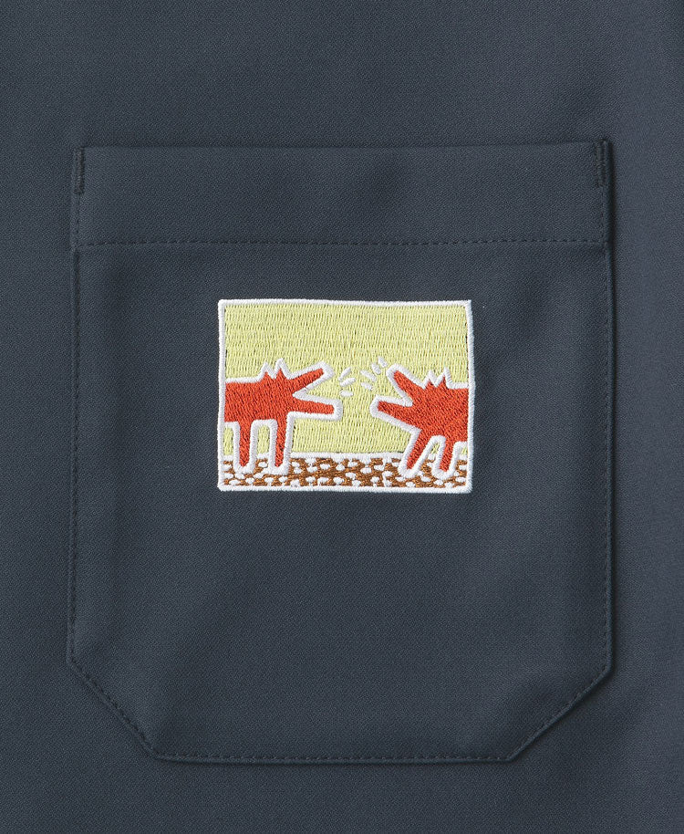 Unisex Scrub Canvas Club: Keith Haring Scrub Tops