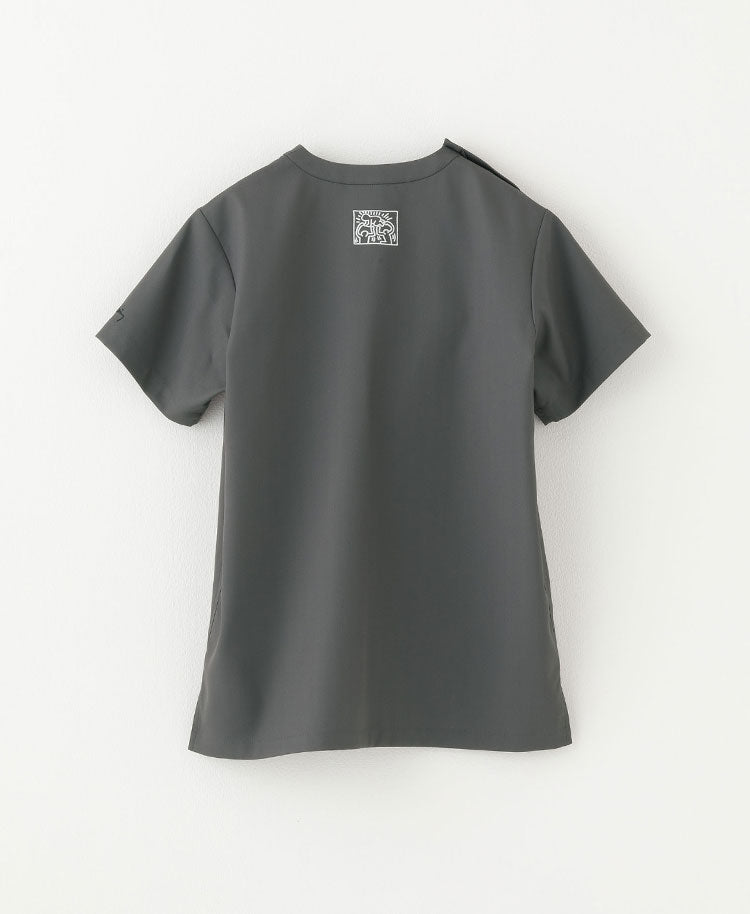 Unisex Scrub Canvas Club: Keith Haring Scrub Tops