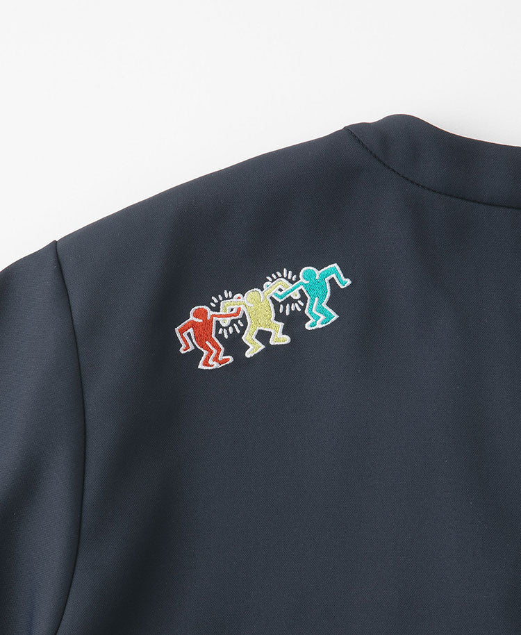 Unisex Scrub Canvas Club: Keith Haring Scrub Tops