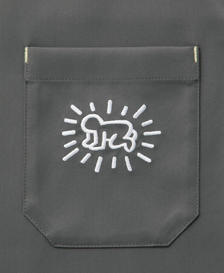 Unisex Scrub Canvas Club: Keith Haring Scrub Tops