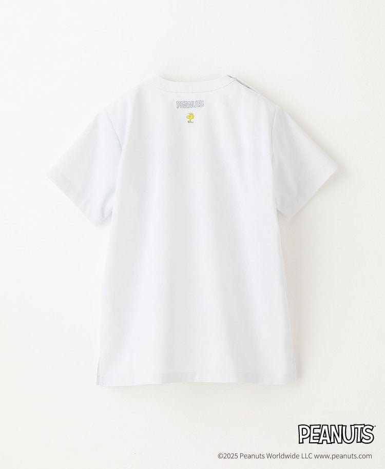 PEANUTS スクラブ トップス ホワイト Scrub Canvas Club:PEANUTSスクラブトップス(男女兼用) | おしゃれ白衣