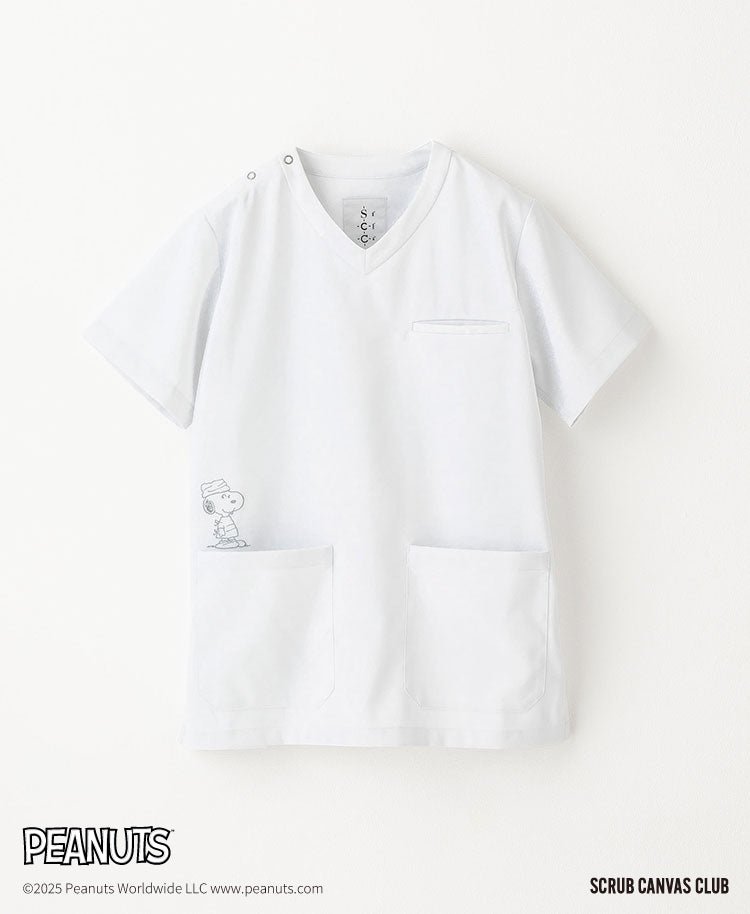 Unisex Scrub Canvas Club: Peanuts Scrub Tops