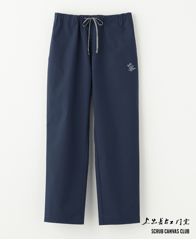 Unisex Scrub Canvas Club:KUTANI CHOEMON scrub pants