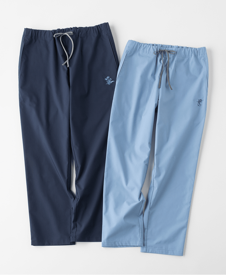 Unisex Scrub Canvas Club:KUTANI CHOEMON scrub pants