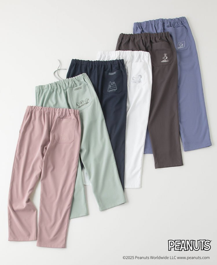 Unisex Scrub Canvas Club:PEANUTS Scrub Pants