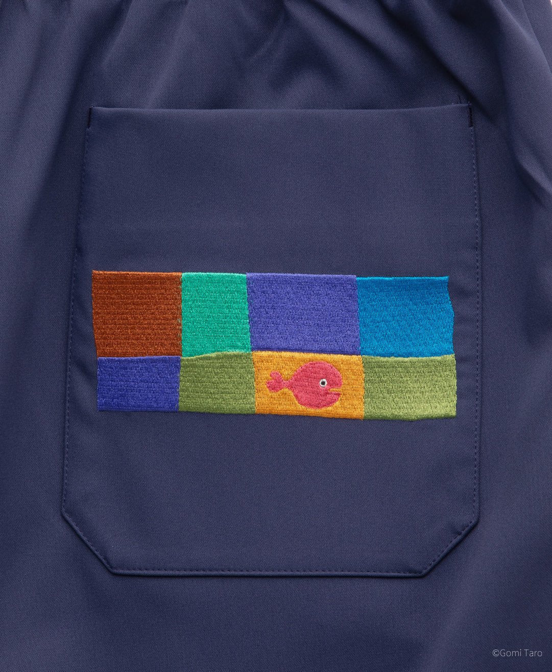 Unisex Scrub Canvas Club:The goldfish got away scrub pants