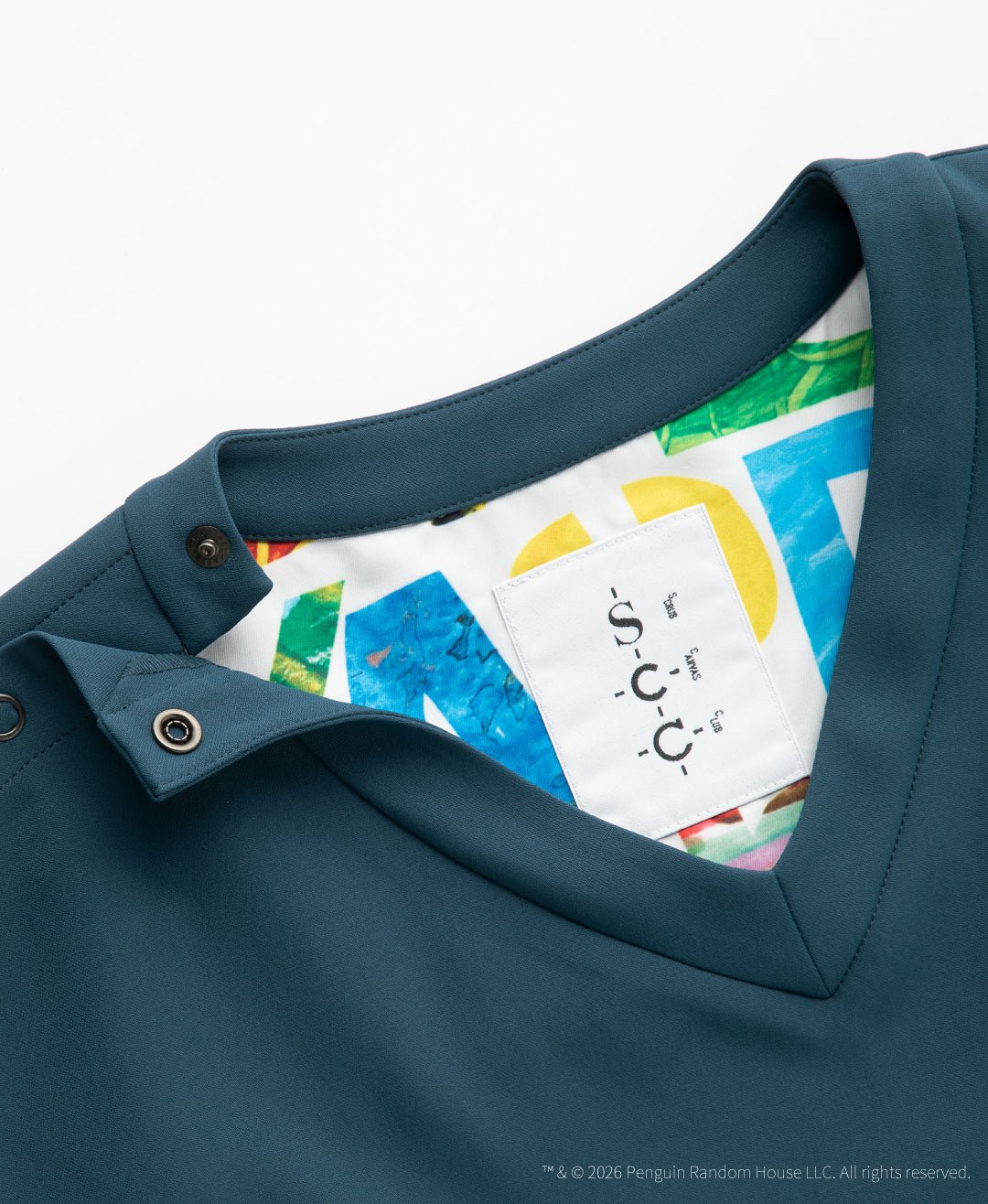 Unisex Scrub Canvas Club:Very hungry caterpillar scrub tops