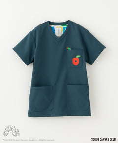 Unisex Scrub Canvas Club:Very hungry caterpillar scrub tops