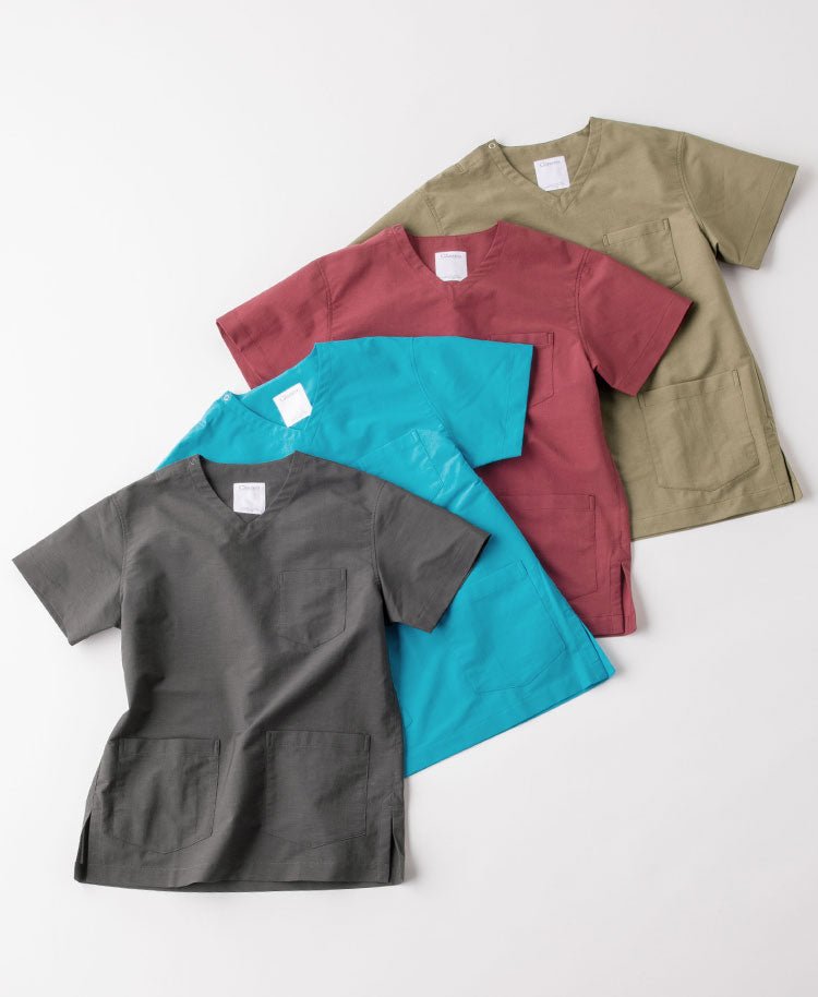 Unisex:Scrub tops AIR LINEN LIKE