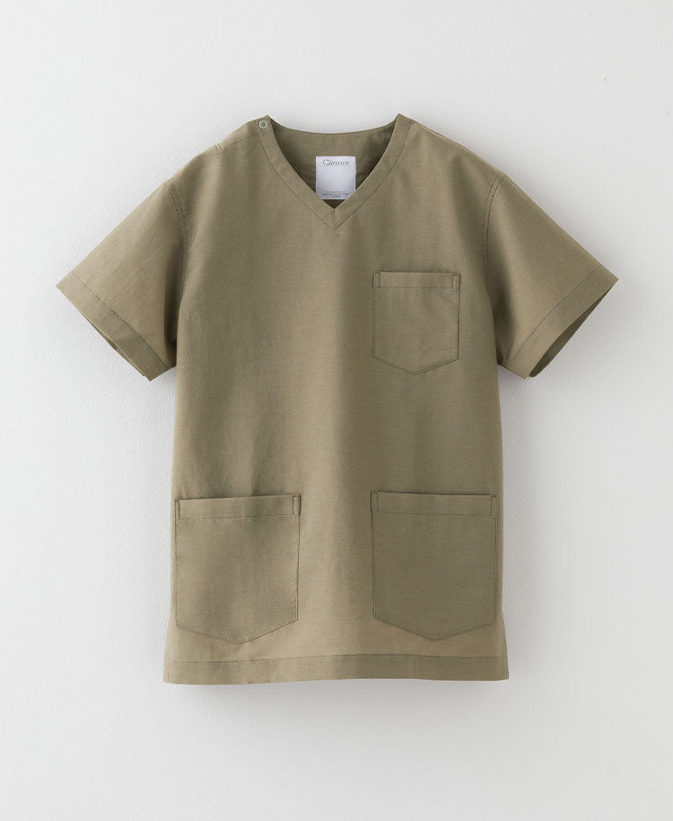 Unisex:Scrub tops AIR LINEN LIKE