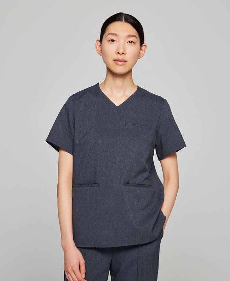 Womens:V-neck scrub tops TRO - scrub tops- Classico Global - Official Online Store