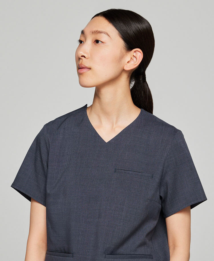 Womens:V-neck scrub tops TRO - scrub tops- Classico Global - Official Online Store