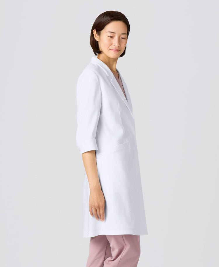 Women's Lab Coat: LIGHT Sophisticated Fit Flared Coat