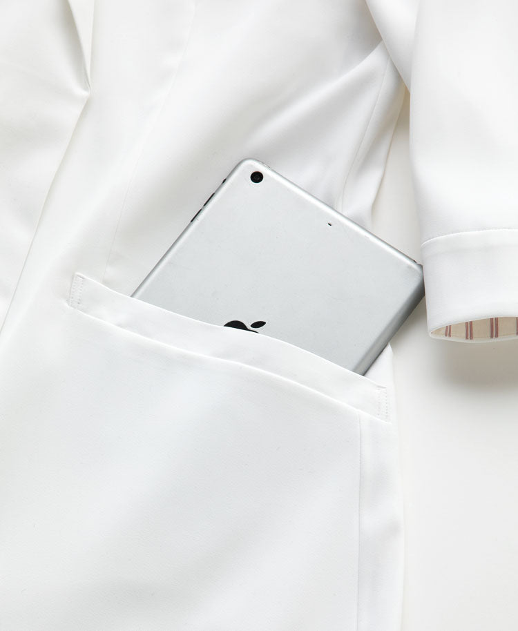 Women's Lab Coat: LIGHT Sophisticated Fit Flared Coat