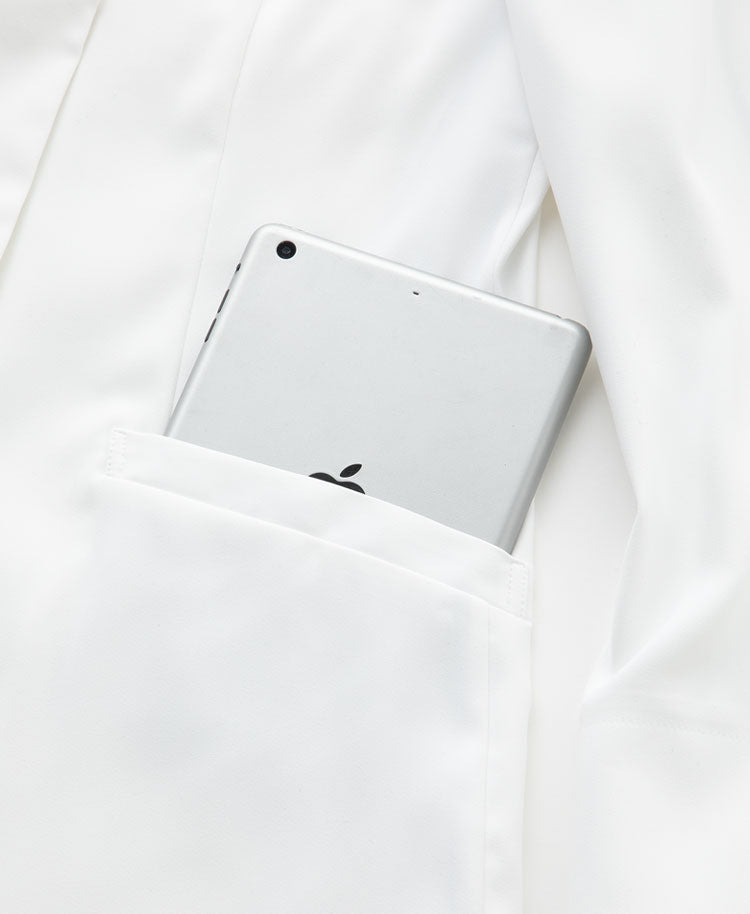 Women's Lab Coat: LIGHT Sophisticated Fit Short Coat