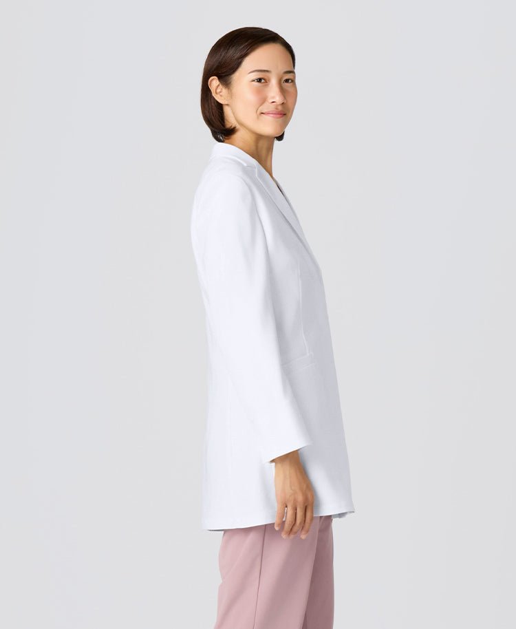 Women's Lab Coat: LIGHT Sophisticated Fit Short Coat