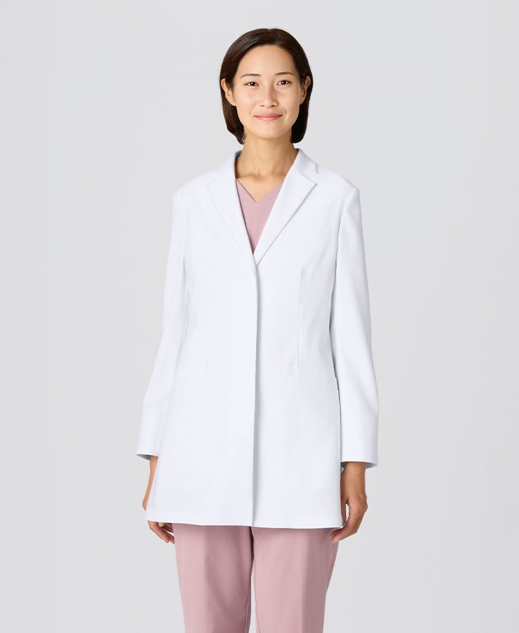 Women's Lab Coat: LIGHT Sophisticated Fit Short Coat