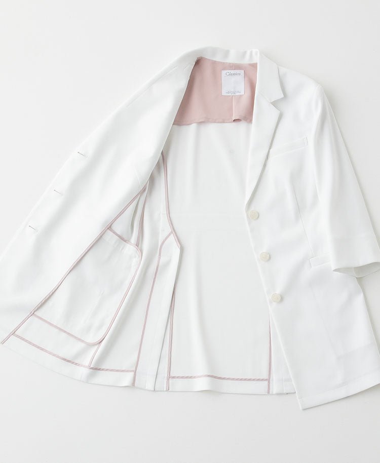 Women's Lab Coat: Lightweight Double - Vent Short Coat