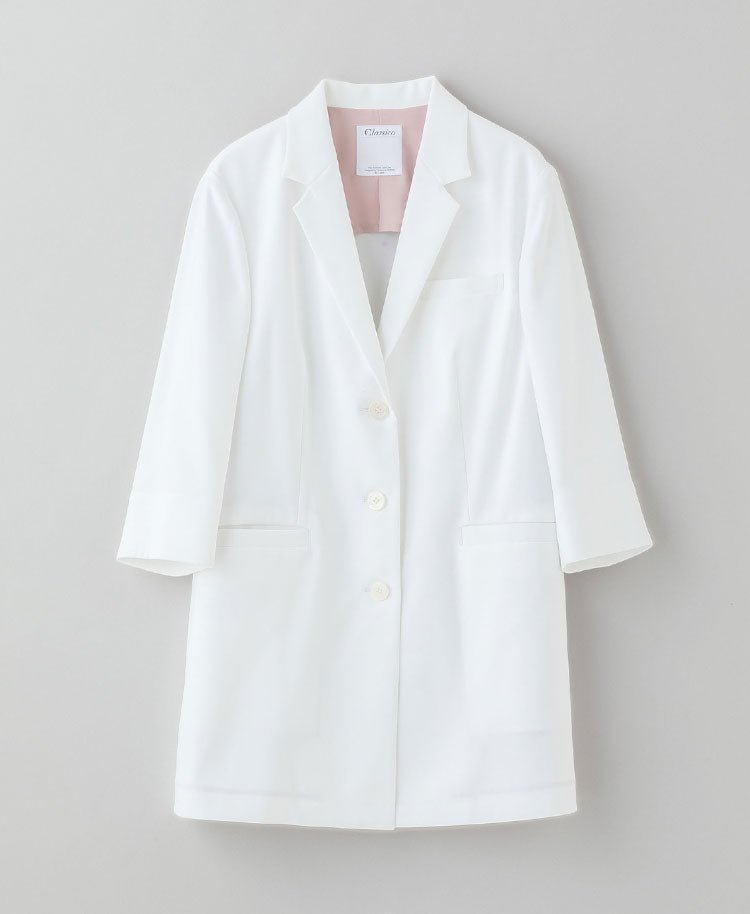Women's Lab Coat: Lightweight Double - Vent Short Coat