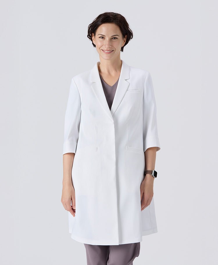Women's Lab Coat: Lightweight Flared Coat(US/EU Size)