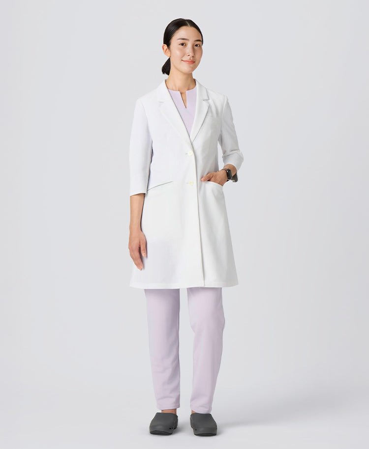 Womens lab Coat:COOL TECH Breathable Summer Coat