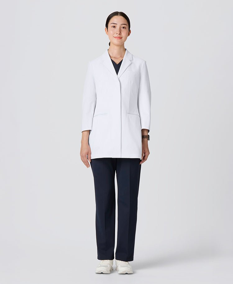 Womens lab Coat:Light Jersey Ultimate Comfort Short Coat