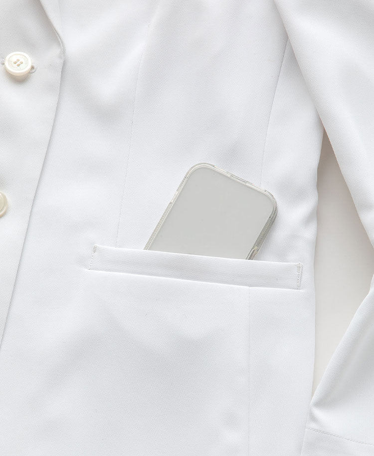 Womens Lab coat:PACK regular fit tailored coat