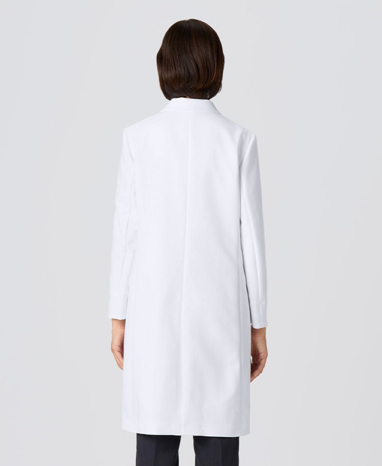 Womens Lab Coat:URBAN Streamlined Elegance Lab Coat