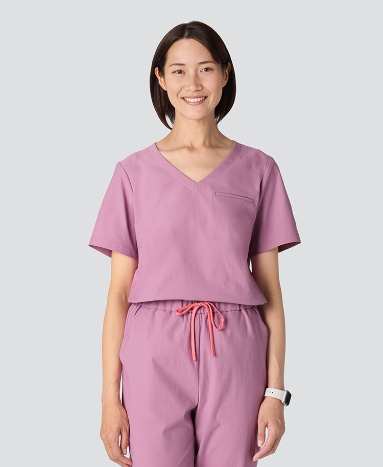 Womens: MOVE Premium Motion Pullover Scrub Tops