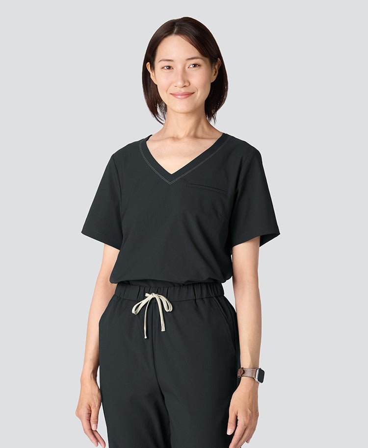 Womens: MOVE Premium Motion Pullover Scrub Tops