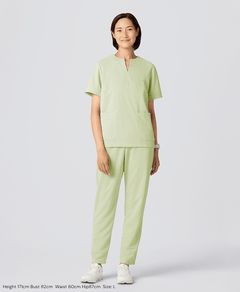 Womens:COOL TECH Breathable Scrub Pants #color_Lime_end