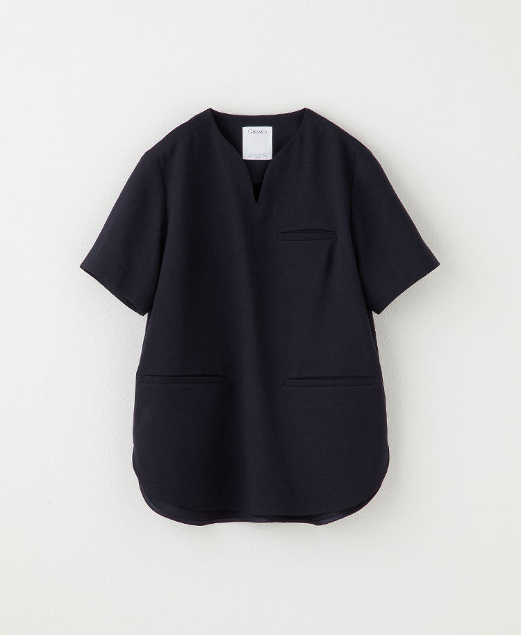 Womens:Curve neck scrub tops TRO