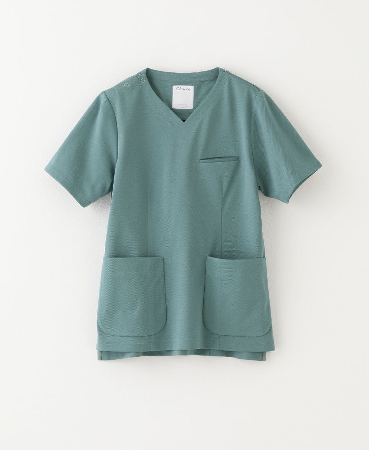 Womens:DECO Elegant Stretch Scrub Tops