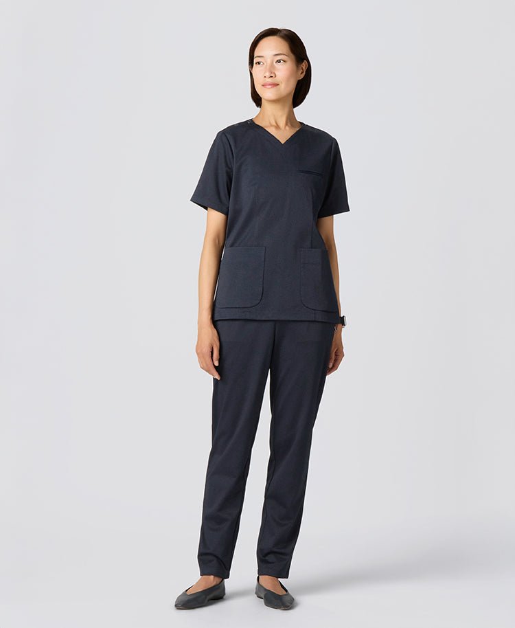Womens:DECO Elegant Stretch Scrub Tops