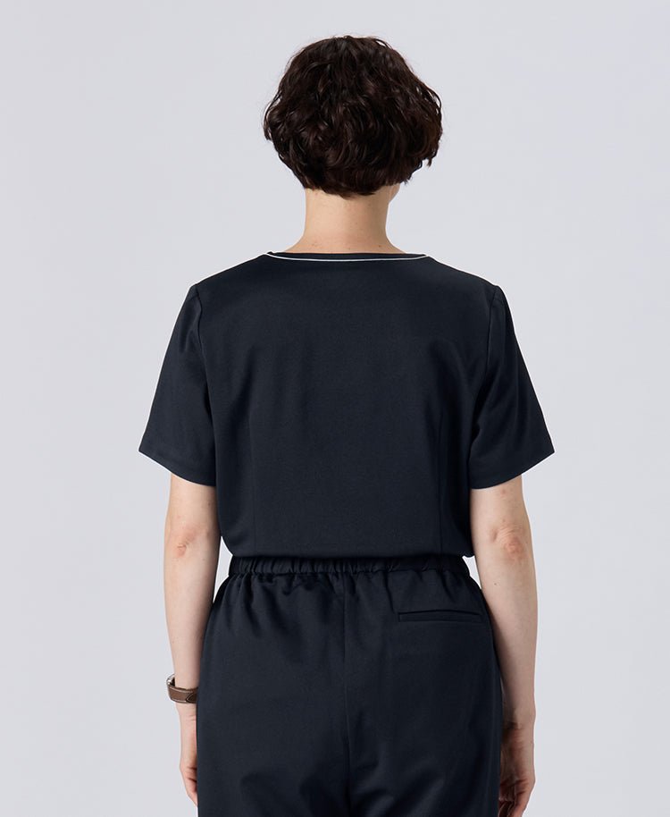 Womens:DECO Elegant Stretch Scrub Tops (US/EU Size)