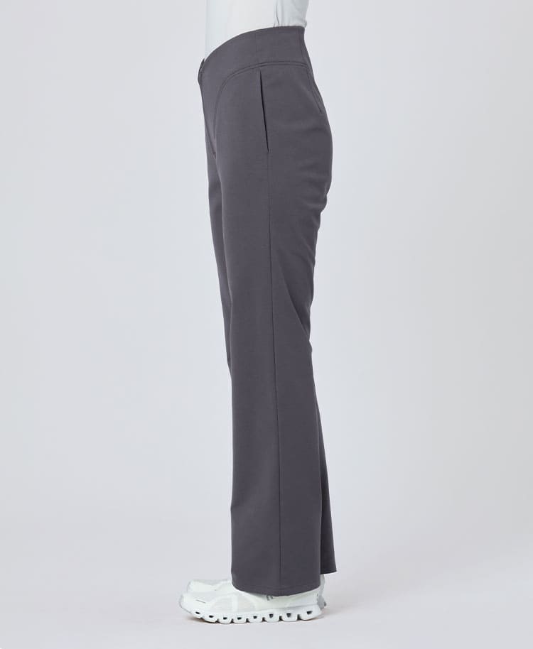 Womens:LUXE Silky Shine Curved Scrub Pants