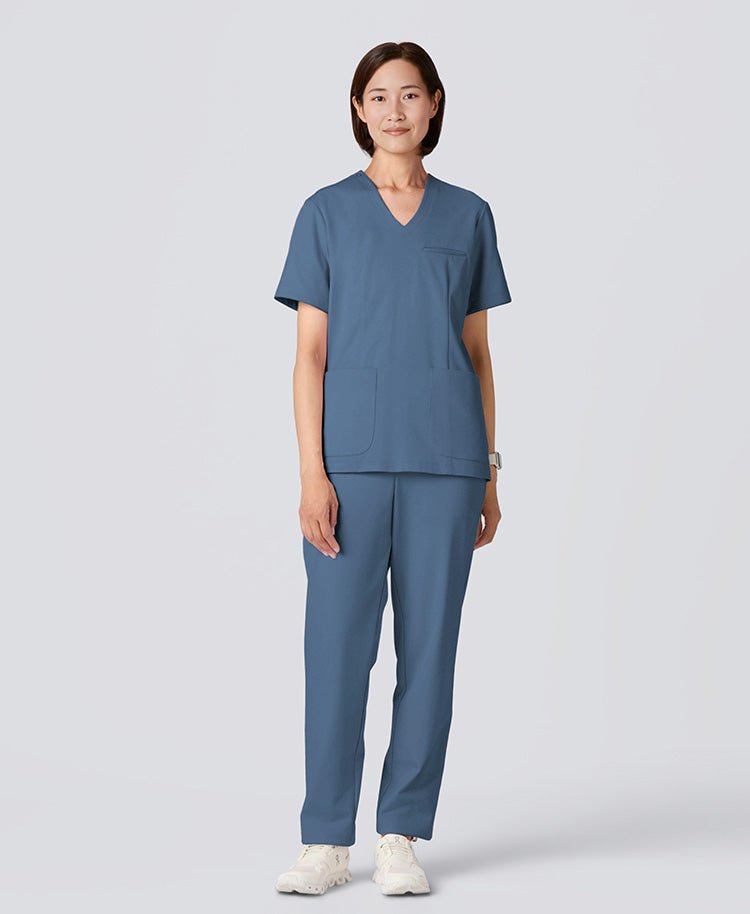 Womens:LUXE Silky Shine Scrub Pants