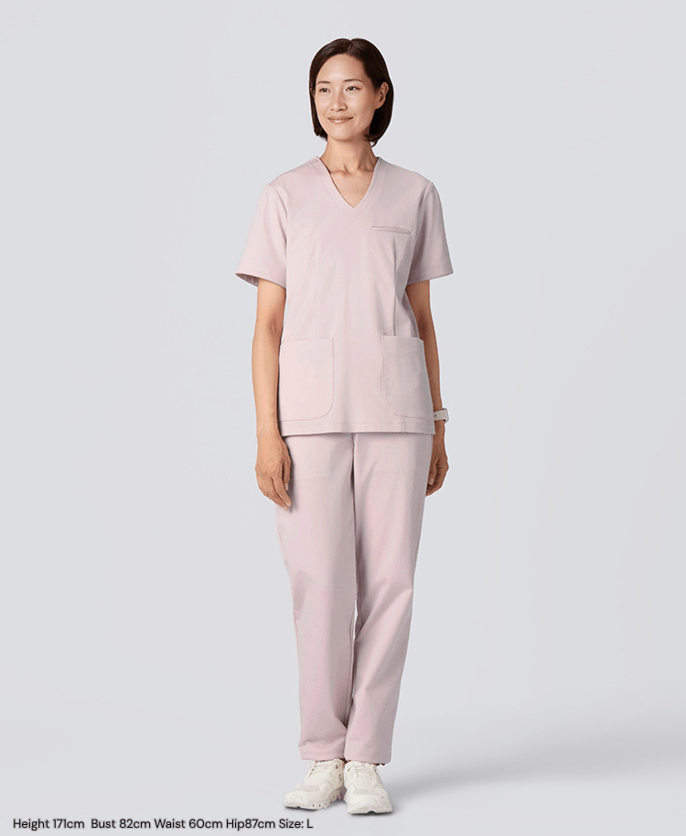 Womens:LUXE Silky Shine Scrub Pants