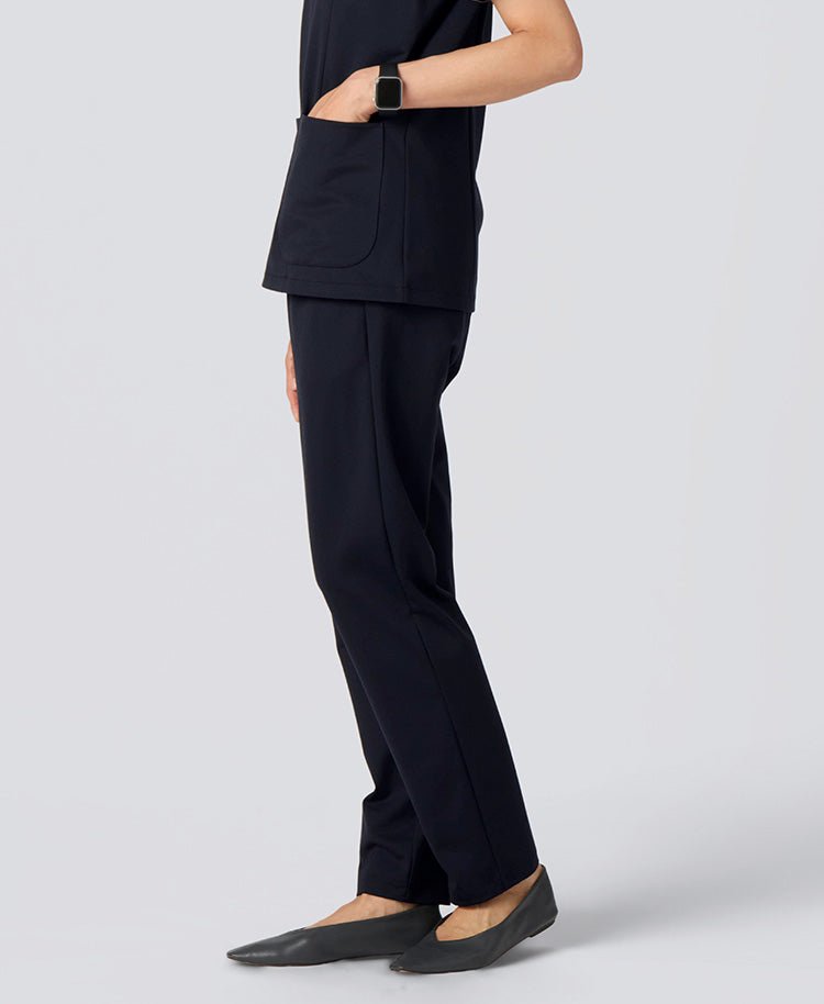 Womens:LUXE Silky Shine Scrub Pants