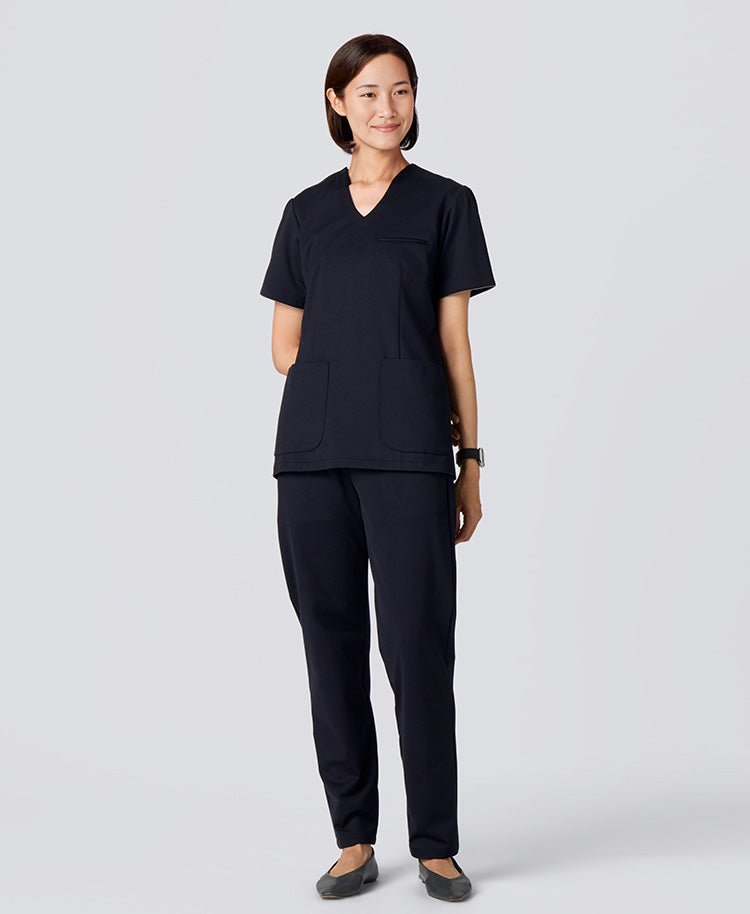 Womens:LUXE Silky Shine Scrub Pants