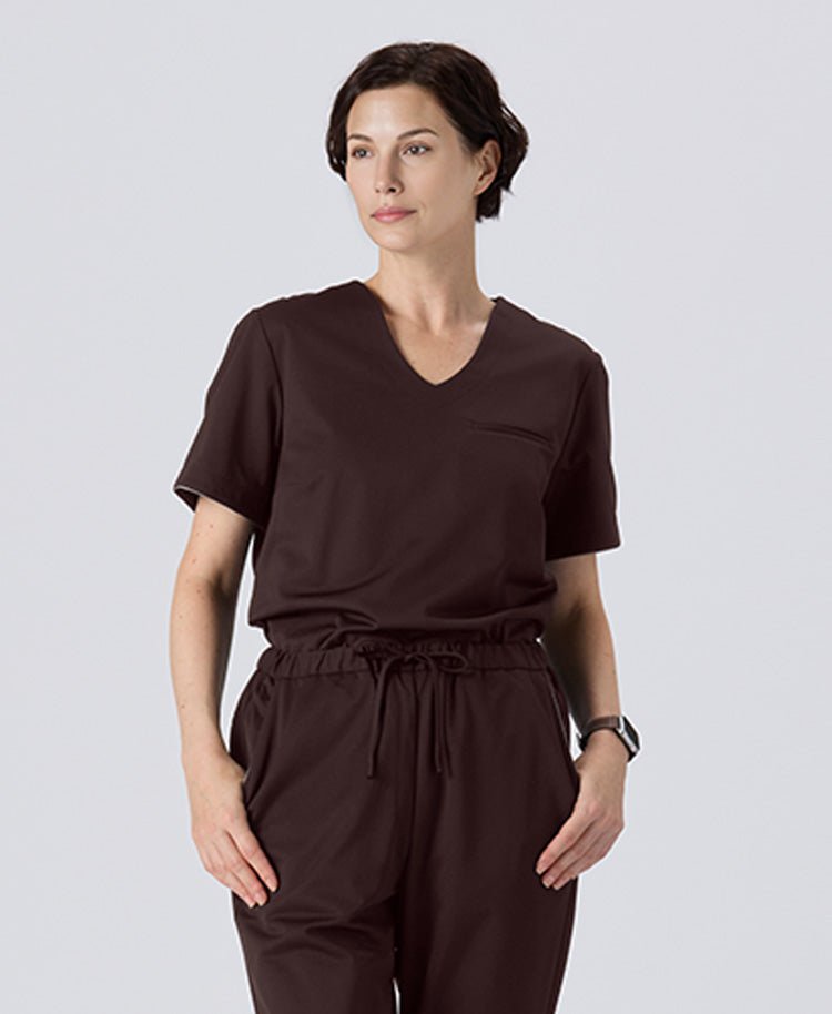 Womens:LUXE Silky Shine Scrub Tops (US/EU Size)